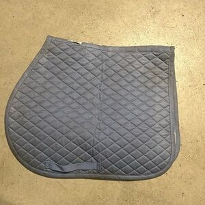 Tuff rider periwinkle saddle pad
